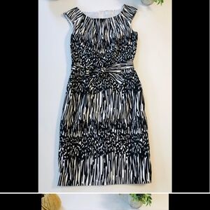 Calvin Klein Black and White Dress